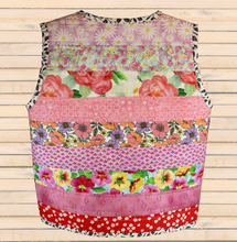 Load image into Gallery viewer, Quilted floral child vest
