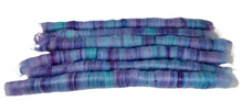Load image into Gallery viewer, Rolags for Spinning - 87g -  Mixed Fibres, Wools &amp; Sari Silk
