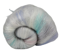 Load image into Gallery viewer, Carded Art Batt for Spinning - 133g - Mixed Fibres, Wools, Sparkle
