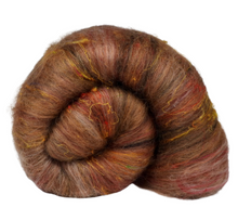Load image into Gallery viewer, Carded Art Batt for Spinning - 112g - Mixed Fibres - Mostly Wools
