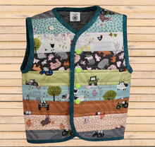 Load image into Gallery viewer, quilted toddler vest
