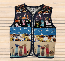 Load image into Gallery viewer, Handmade quilted vest for children
