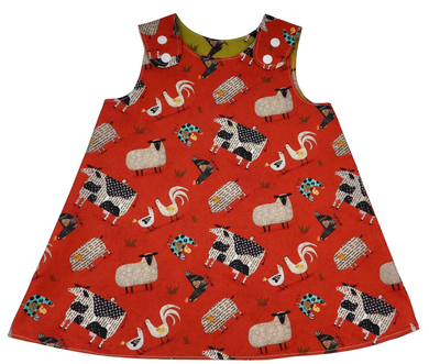 Farm theme  baby dress