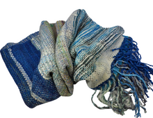 Load image into Gallery viewer, Handwoven Wrap / Shawl in Handspun Wools
