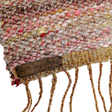 Load image into Gallery viewer, Earthy Handwoven Scarf in Handspun Wools
