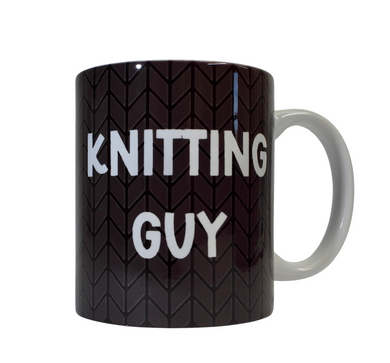 Knitting Guy Mug