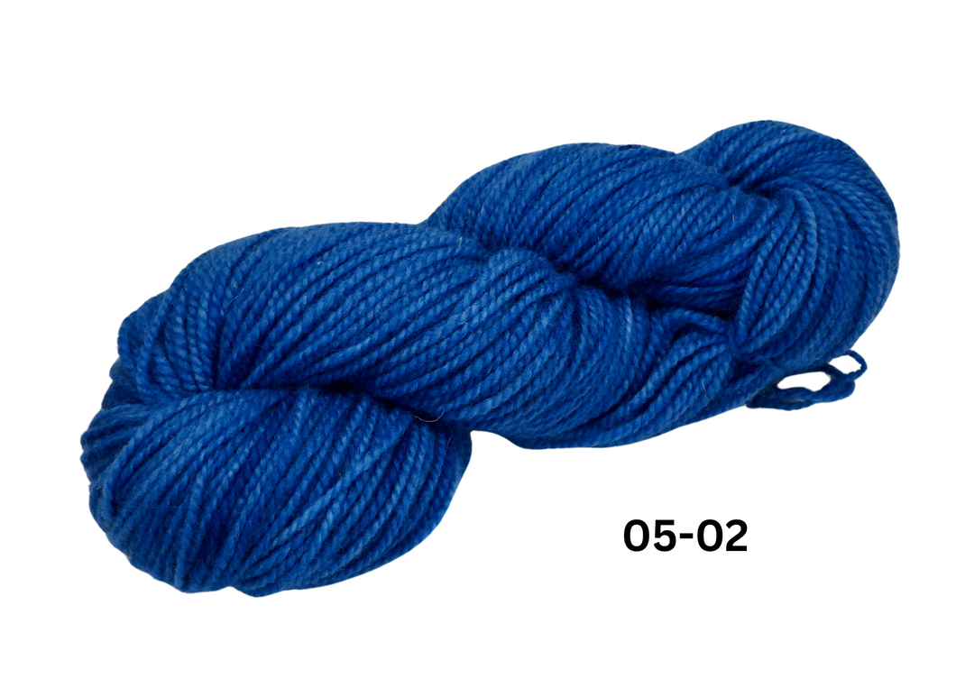 Hand Dyed WORSTED weight 100%  Wool Yarn - Full Skein