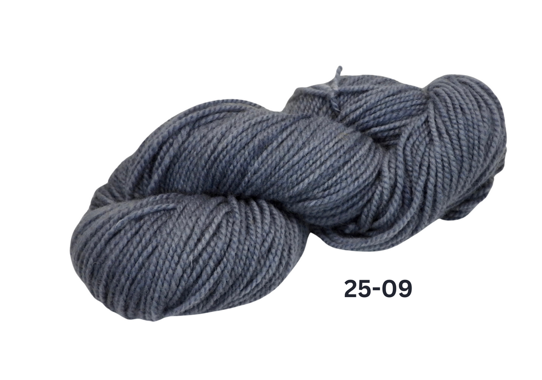 Hand Dyed WORSTED weight 100%  Wool Yarn - Full Skein