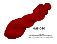 Load image into Gallery viewer, Hand Dyed Lace Yarn (Fine Kid Mohair 70% / Silk 30%) 50g **NEW COLOURS ADDED
