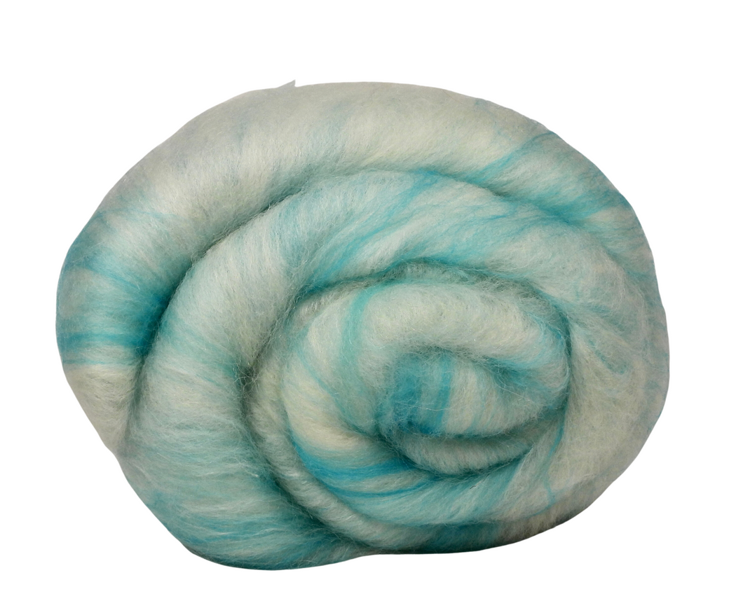 Carded Art Batt for Spinning - 110g - South American Top & Mixed Fibre