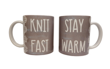 Load image into Gallery viewer, Mug - Fun Knitting Mug - &quot;Knit Fast, Stay Warm&quot;
