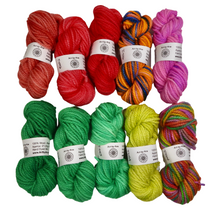 Load image into Gallery viewer, Mini Skein Set hand dyed
