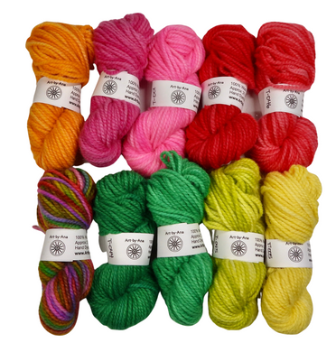 Punch Needle Dyed wool