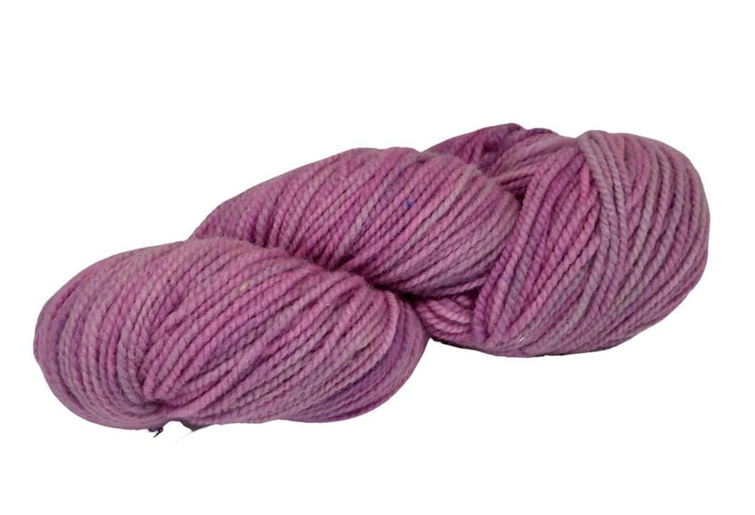 Hand Dyed Rustic WORSTED weight 100%  Wool Yarn - Full Skein