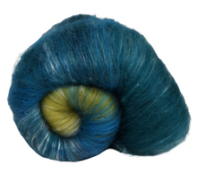 Load image into Gallery viewer, Carded Art Batt for Spinning - 98g - Mixed Fibres / Mostly Wools
