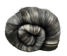 Load image into Gallery viewer, Carded Art Batt for Spinning - 98g - Mixed Fibre, Suri Alpaca &amp; Merino Wool
