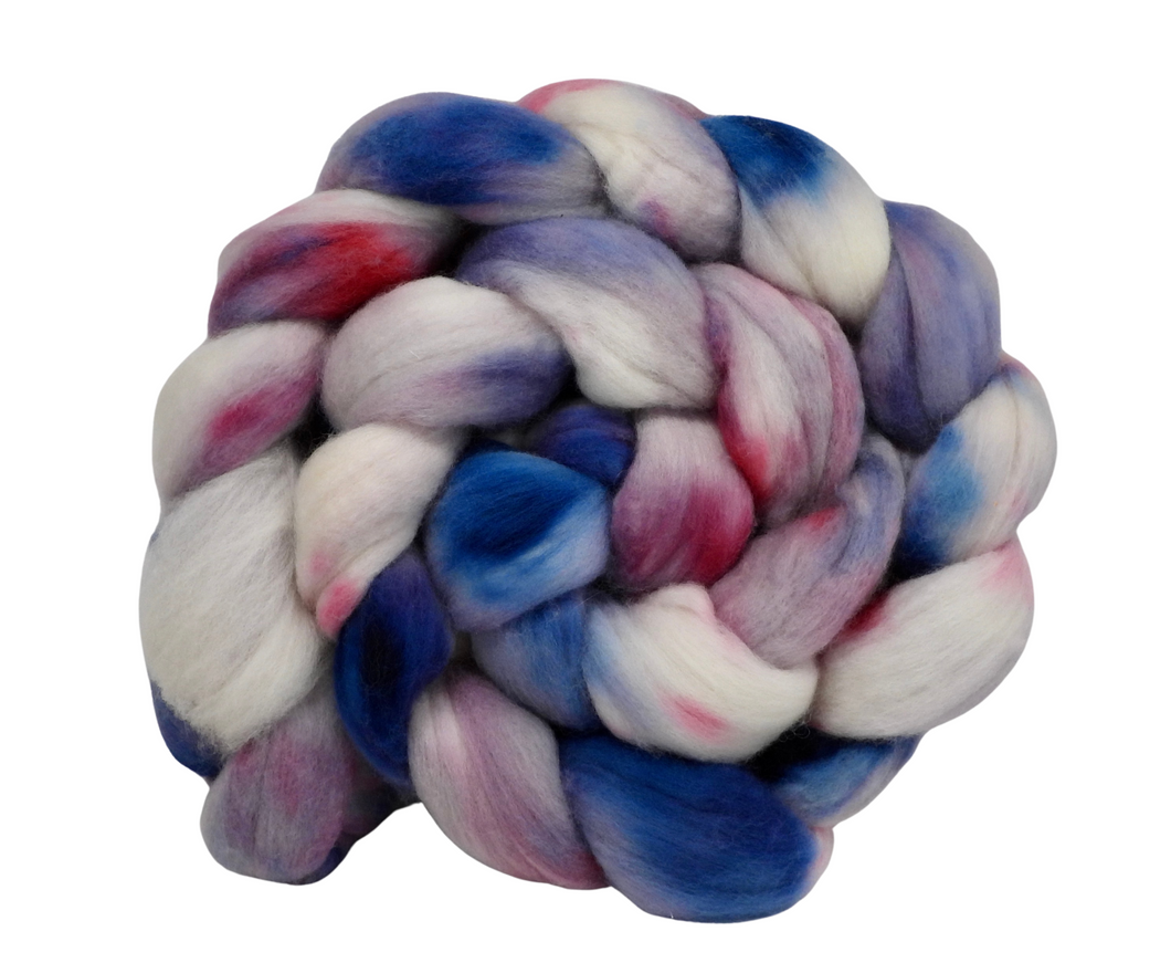 Hand Dyed Merino Top / 138g / Braid for Spinning - *NEW