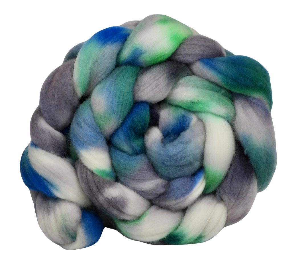 Hand Dyed Merino Top / 136g / Braid for Spinning - *NEW