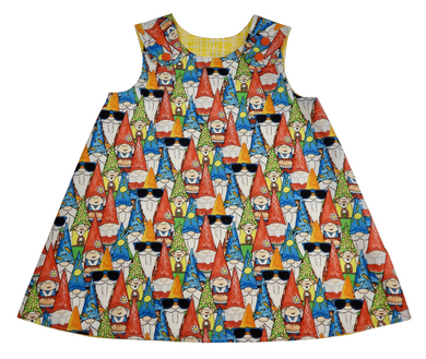 Gnome baby dress