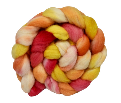 hand dyed bfl braid
