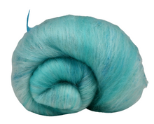 Load image into Gallery viewer, Carded Art Batt for Spinning - 94g - Mixed Wools &amp; Fibres, Sari Silk &amp; Sparkle - *NEW
