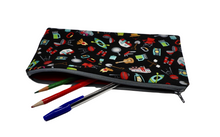 Load image into Gallery viewer, Lined Pencil Case Size Notions Bag / Zip Bag
