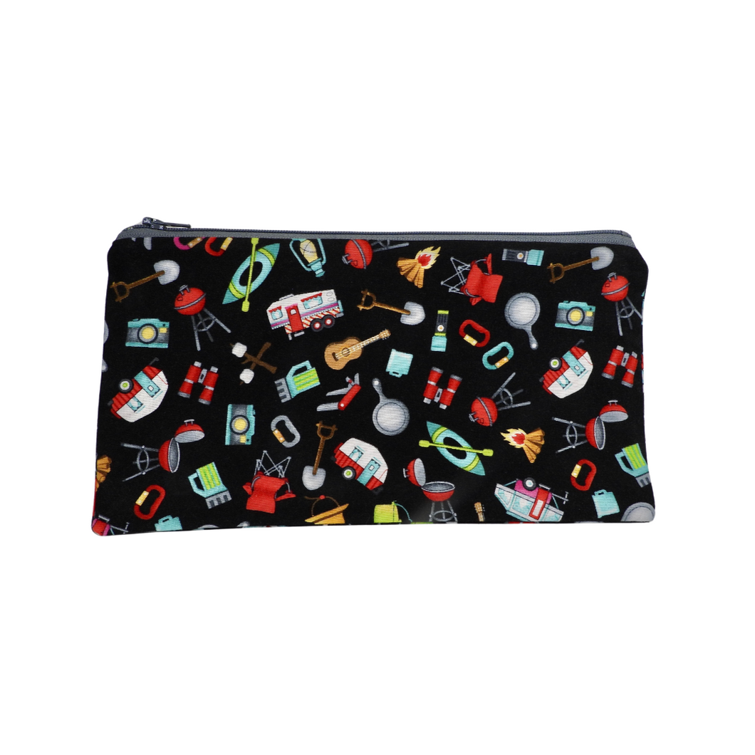 Lined Pencil Case Size Notions Bag / Zip Bag