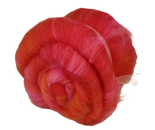 Load image into Gallery viewer, Carded Art Batt for Spinning - 88g - Hand Dyed Wools - *NEW
