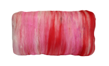 Load image into Gallery viewer, Carded Art Batt for Spinning - 111g - Hand Dyed Wools, Wool, Silk &amp; Sari Silk - *NEW
