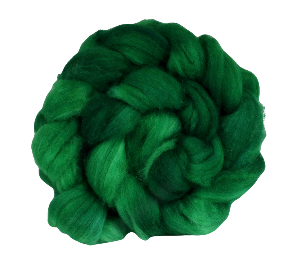 Hand Dyed SUPERWASH Merino & Nylon Top / 105g / Braid for Spinning - *NEW