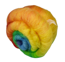 Load image into Gallery viewer, Carded Art Batt for Spinning - 125g - Hand Dyed Mixed Wools *NEW*
