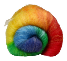 Load image into Gallery viewer, Hand Carded Rainbow Art Batt
