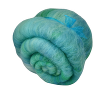 Load image into Gallery viewer, Carded Art Batt for Spinning - 107g - Hand Dyed Mixed Wools *NEW*

