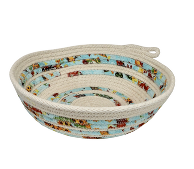 handmade cotton rope bowl