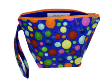 Load image into Gallery viewer, Mini Zip Project Bag - Balls of Wool Print
