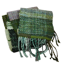 Load image into Gallery viewer, Handwoven Scarf in Handspun Wools *
