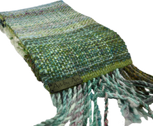 Load image into Gallery viewer, Handwoven Scarf in Handspun Wools *
