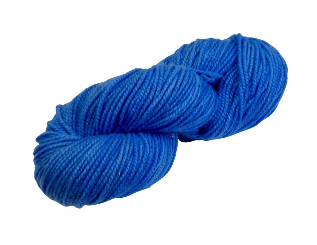 Hand Dyed WORSTED weight 100%  Wool Yarn - Full Skein