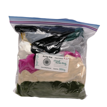 Load image into Gallery viewer, **VEGAN** MEDIUM SIZE Grab Bag Number 1 - Mixture of Fibres - NO animal Fibres - 350g
