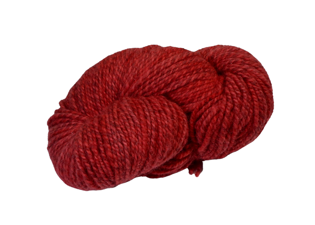 hand dyed worsted weight wool yarn