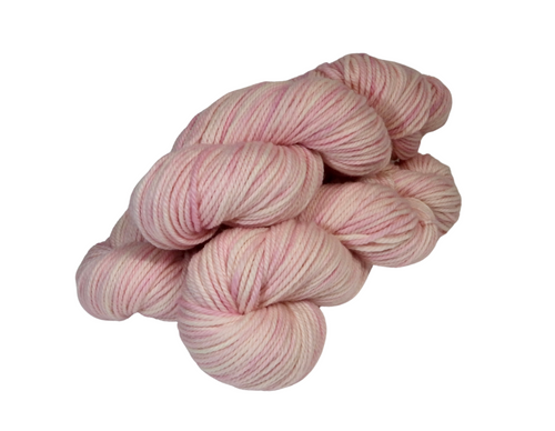 soft pink superwash merino yarn