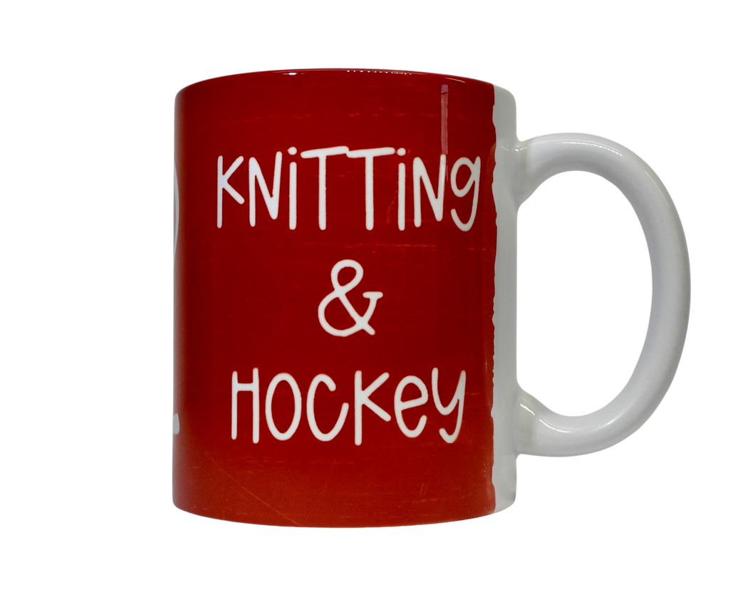 Knitting & Hockey Mug