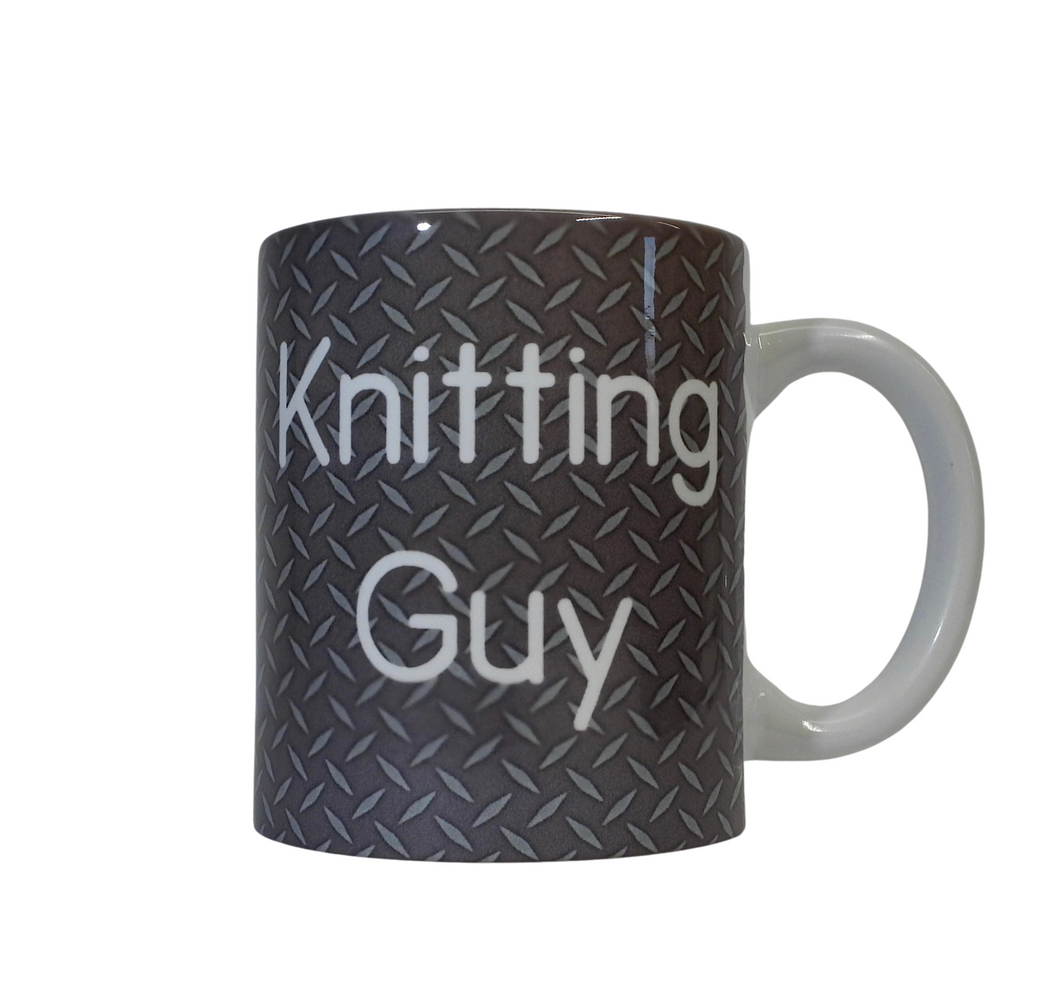 Knitting Guy Mug