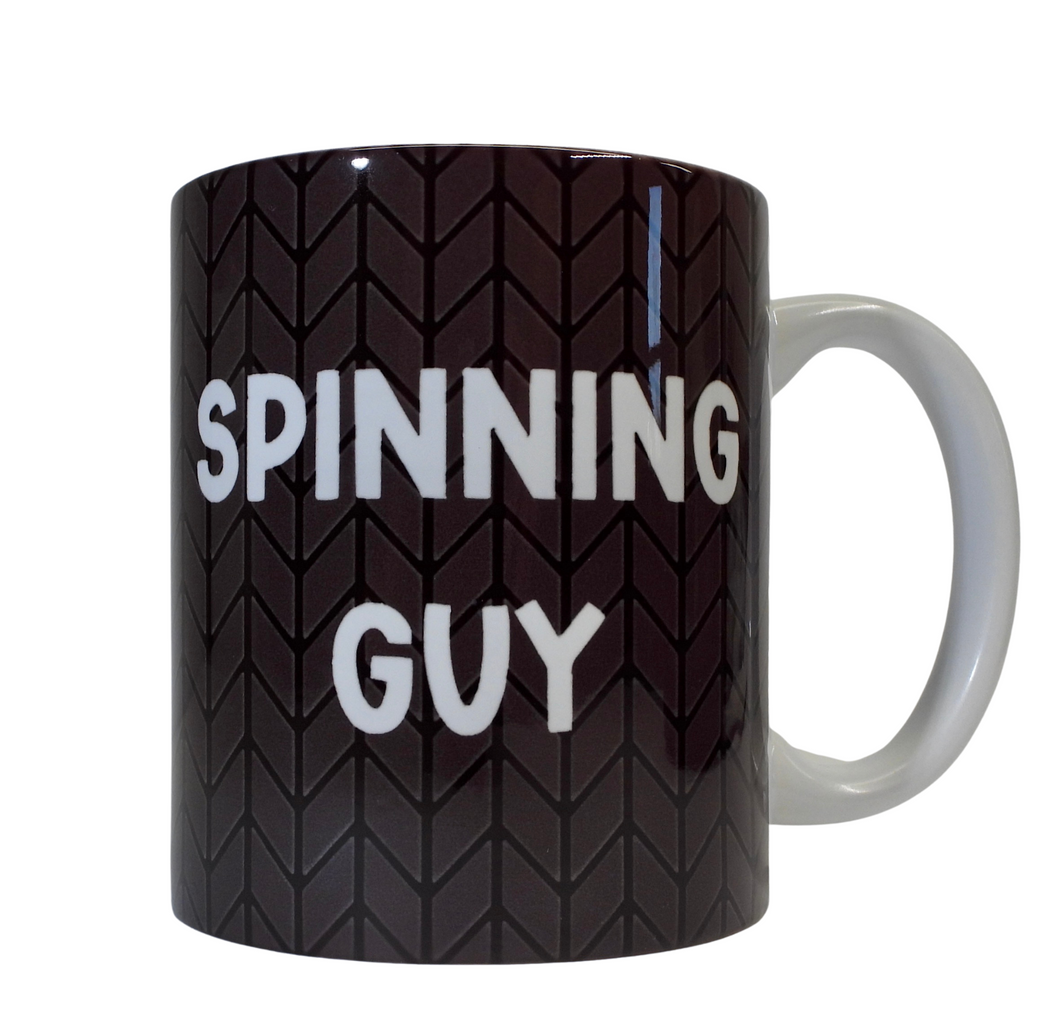 spinning guy mug