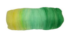 Load image into Gallery viewer, Carded Art Batt for Spinning - 86g - Hand Dyed Merino Wool &amp; Some Bamboo Top
