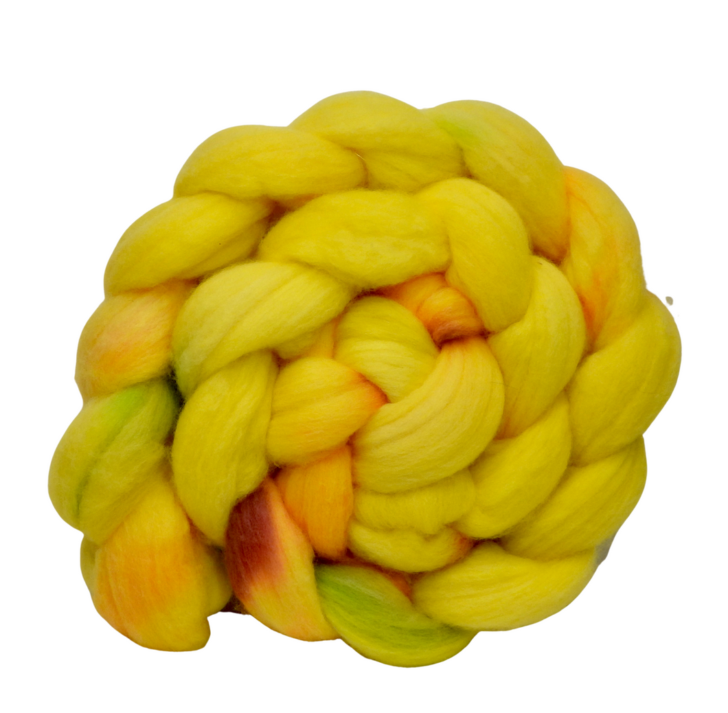 yellow superwash merino wool