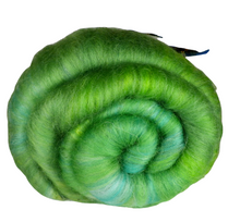 Load image into Gallery viewer, Carded Art Batt for Spinning - 112g - Mixed Fibres/Mostly Wools
