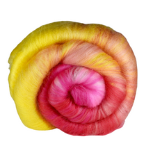 Load image into Gallery viewer, Carded Art Batt for Spinning - 138g - Mixed Fibres/Mostly Wools
