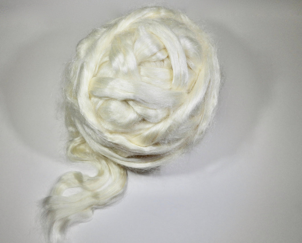 Tussah Silk Top  -  100g - Extra Bleached