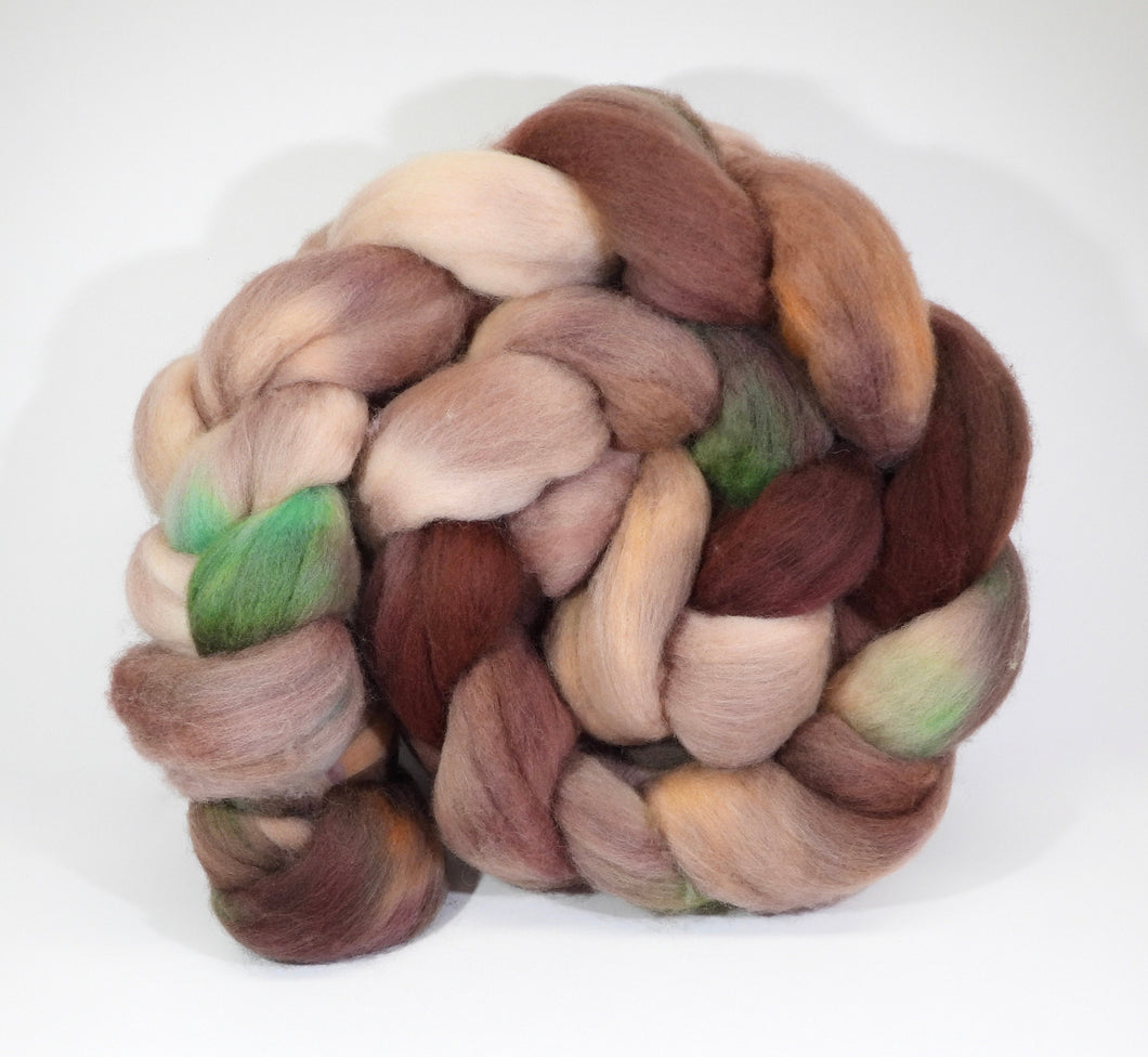Hand Dyed Merino Top / 133g / Braid for Spinning
